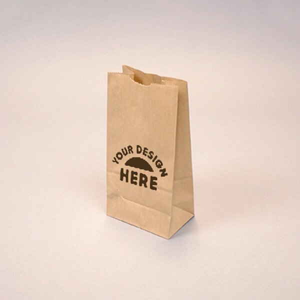 Custom-Printed Natural Kraft 4-lb G